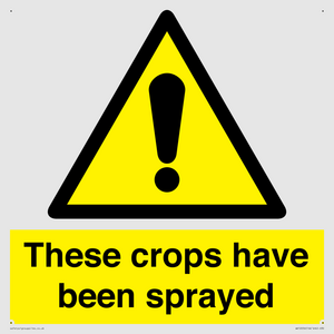 These crops have been sprayed